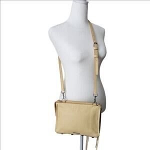 Rebecca Minkoff Yellow Leather Regan Crossbody Bag